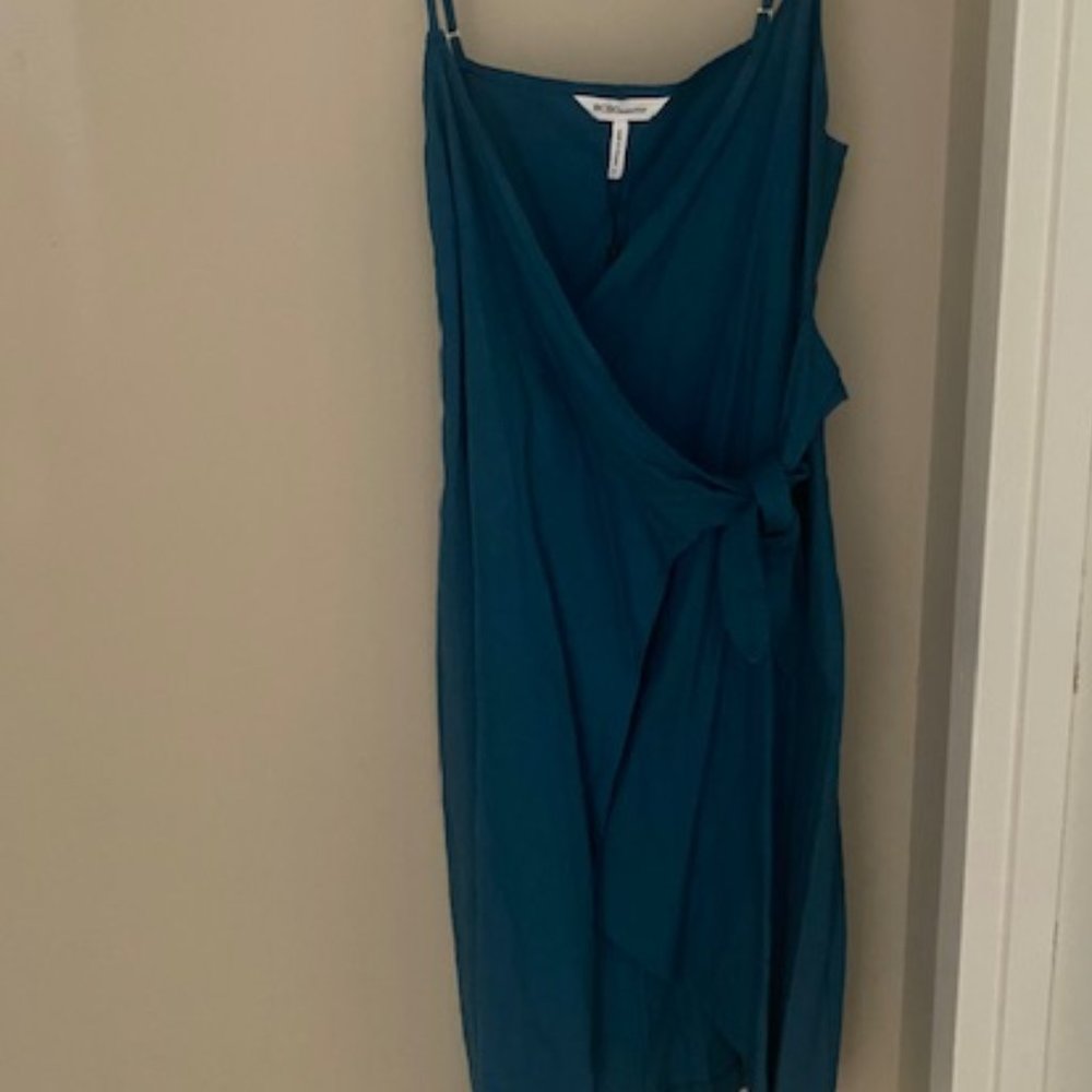 BCBG Blue Wrap Dress